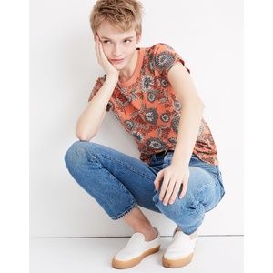 ✨NWT✨ MADEWELL The Perfect Vintage Tee in Gathered Blooms Sz S